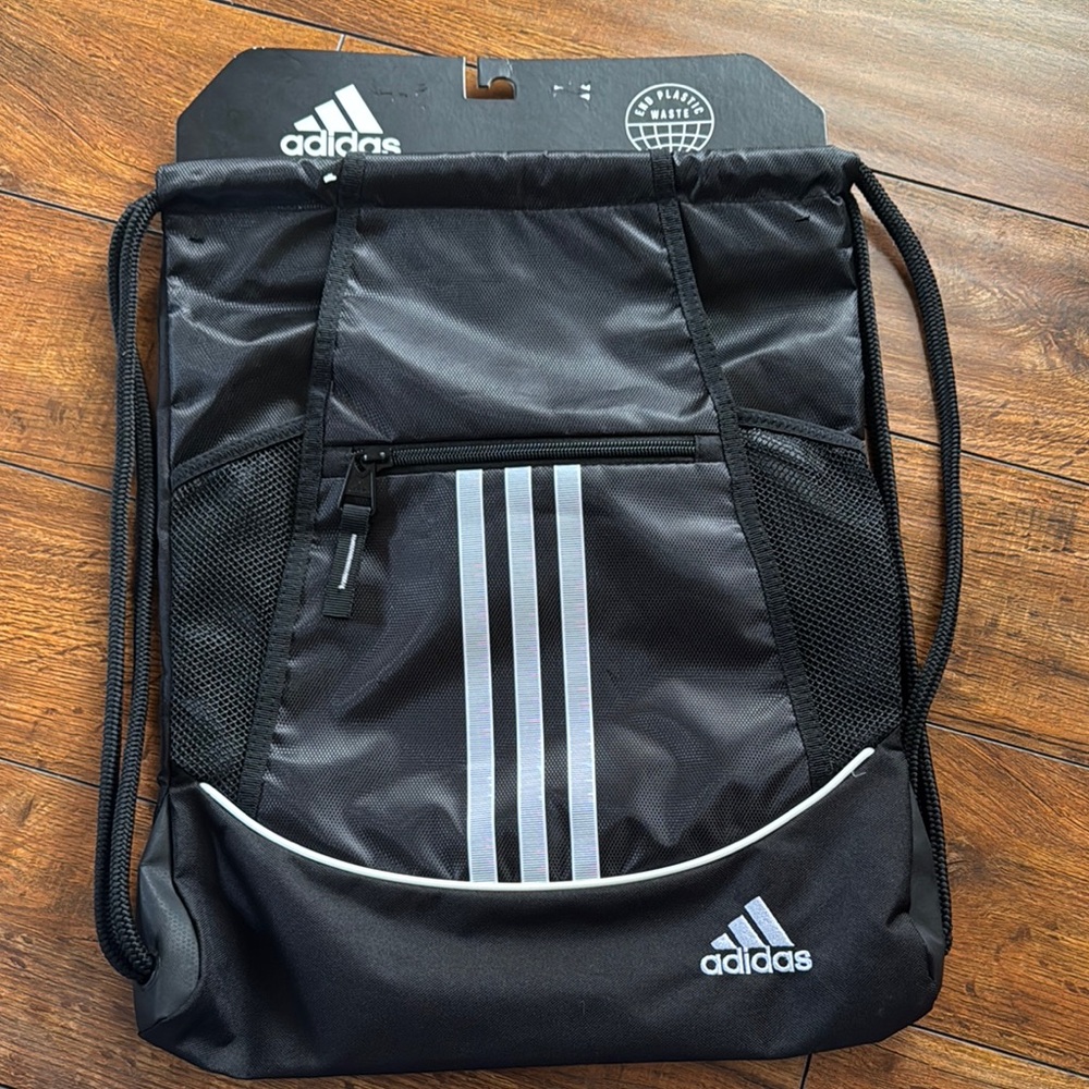 Adidas Black Drawstring Bag